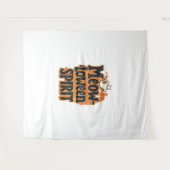 Miauw-loween Spirit Cat Wandkleed (Voorkant (horizontaal))