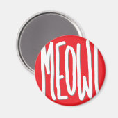 Miauw! Magneet (Voorkant / Achterkant)