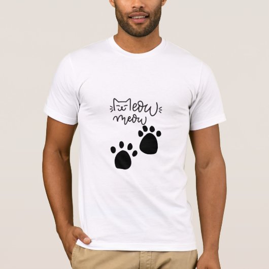 MIAUW MIAUW CAT LOVERS DESIGN #CatLady #FelineFash T-shirt (Voorkant)