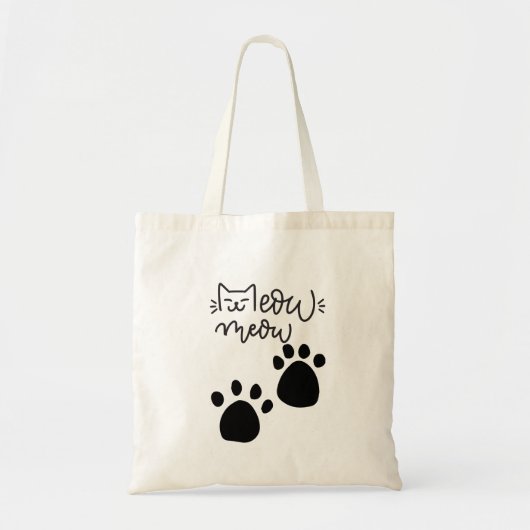 MIAUW MIAUW CAT LOVERS DESIGN #CatLady #FelineFash Tote Bag (Voorkant)