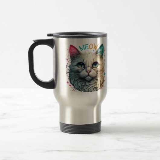 "Miauw Moments" Koffie Mok voor Cat Lovers (Links)