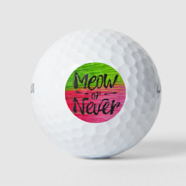 Miauw of Nooit Golfballen