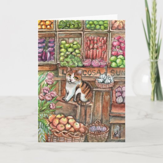 Miauw op de markt kaart (Voorkant)