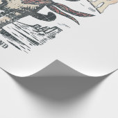 Miauw Partner Cowboy Kat Cadeaupapier (Hoek)