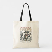 Miauw Partner Cowboy Kat Tote Bag (Achterkant)