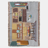 Miauw-prachtige keuken deken (Voorkant Verticaal)