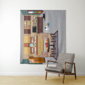 Miauw-prachtige keuken wandkleed (In situ)