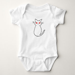 Miauw !! Schattige voor baby's Romper