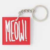 Miauw! Sleutelhanger (Achterkant)