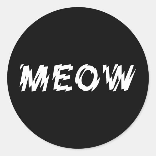 MIAUW STICKERS (Voorkant)