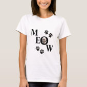 Miauw T-Shirt (Voorkant)