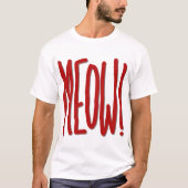 Miauw! T-shirt (Voorkant)