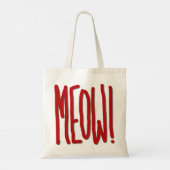 Miauw! Tote Bag (Achterkant)