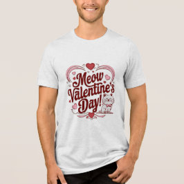 Miauw Valentijn Tri-Blend Shirt