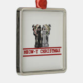 Miauw-y Kerst Keepsake Ornament (Rechts)
