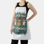 Miauw-y Kerst Verrukking: Feestelijke Katten Colle Schort (Insitu)