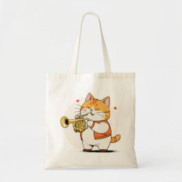 Miauwen en Melodieën Tote Bag