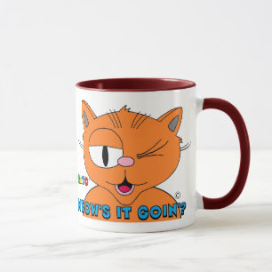 Miauwt het goed? Cartoon Kat Señor Gato Mok