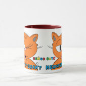 Miauwt het goed? Cartoon Kat Señor Gato Mok (Midden)