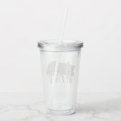 MIAV | EEN SOFT ONTWERP ACRYL DRINKBEKER (Achterkant)
