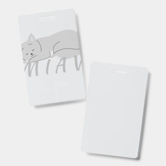 MIAV | EEN ZACHTE ONTWERP BADGE (Voor- en achterkant)