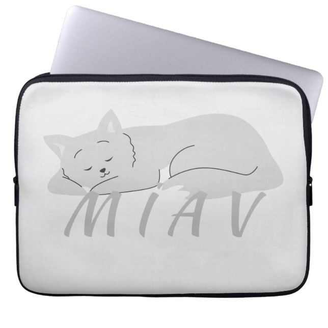 MIAV | EEN ZACHTE ONTWERP LAPTOP SLEEVE (Voorkant)