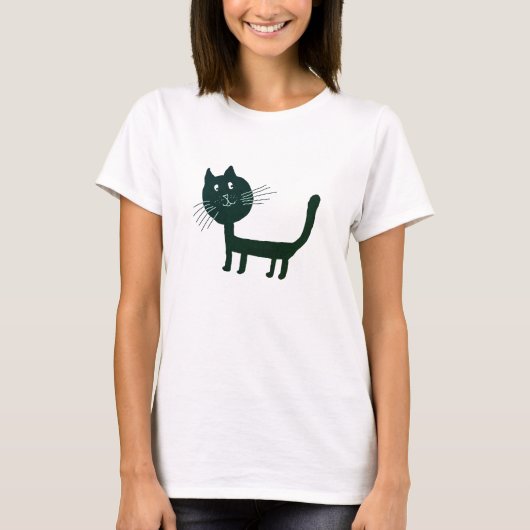 Miawo Schattigee kat Vrouwen Flowy T-shirt (Voorkant)