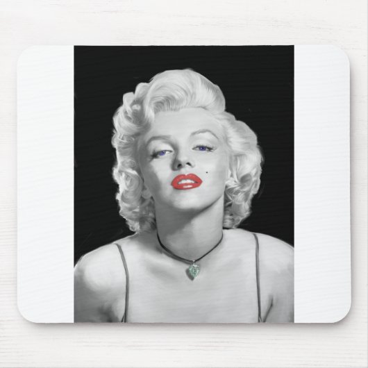 MIC01BWRD-V3 Kijk of Love Emerald Heart.tif Muismat (Voorkant)