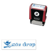 Mic Drop Teacher Stamp Zelfinktende Stempel (In situ)