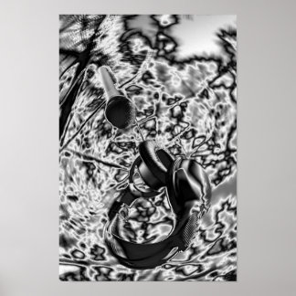 Mic en headset poster