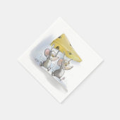 Mic en Mac die de kaas binnenhalen Servet (Hoek)