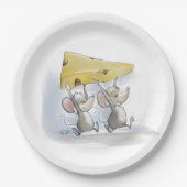 Mic en Mac die het Bord van het kaaspapier binnenh (Voorkant)