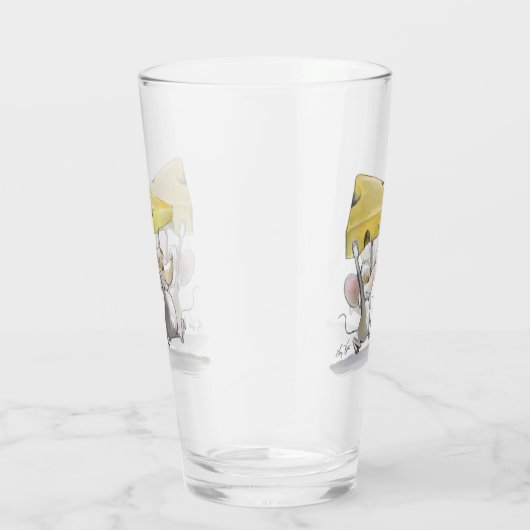 Mic en Mac die het kaasglas binnenhalen Glas (Rechts)
