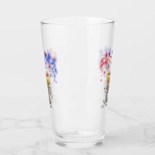Mic en Mac's vierde picknick Glass Cup Glas (Links)