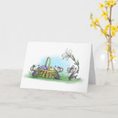 Mic, MAC en Gelukkige Pasen van Moe Kaart (Gele Bloem)