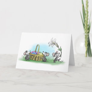 Mic, MAC en Gelukkige Pasen van Moe Kaart