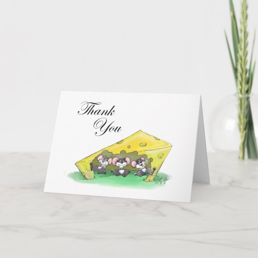 Mic, MAC en het Feest van Moe van Thanksgiving Kaart (Voorkant)