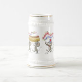 Mic, Mac en Moe's 4th of July Nacht Picknick Stein Bierpul (Center)