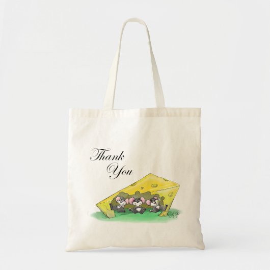 Mic, Mac en Moe's Feast of Thanksgiving Tote Bag (Voorkant)