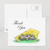 Mic, Mac en Moe's Feest van Dankbaarheid Feestdagenkaart (Voorkant / Achterkant)