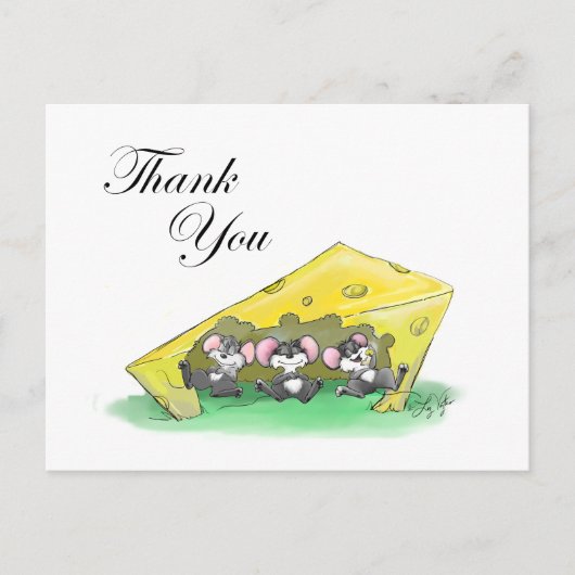 Mic, Mac en Moe's Feest van Dankbaarheid Feestdagenkaart (Voorkant)