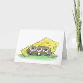 Mic, Mac en Moe's Feestmaal van Thanksgiving Kunst Kaart