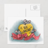 Mic, Mac en Moe's Gelukkige Valentijnsdag Feestdagenkaart (Voorkant / Achterkant)