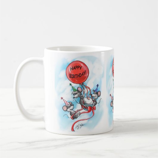 Mic, Mac en Moe's Happy Birthday Celebration Koffiemok (Links)