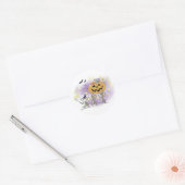 Mic, Mac en Moe's Happy Halloween Ronde Sticker (Envelop)