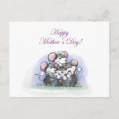 Mic, Mac en Moe's Happy Moederdag Feestdagenkaart (Voorkant)