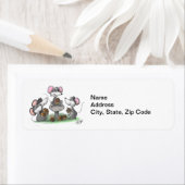 Mic, Mac en Moe's Happy Vaderdag Etiket (Insitu)