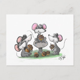 Mic, Mac en Moe's Happy Vaderdag Illustratie Feestdagenkaart