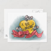 Mic, Mac en Moe's Happy Valentijn Day Feestdagenkaart (Voorkant / Achterkant)