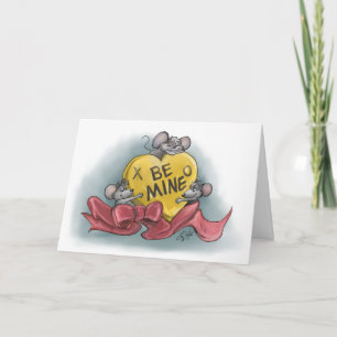 Mic, Mac en Moe's Happy Valentijn Day Kaart